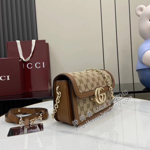 Gucci專櫃古馳最新款2025春夏Go系列鏈條肩背包 jh2982型號：826761